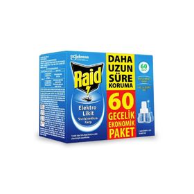 Raid 60 Gece Elektro Likit Yedek