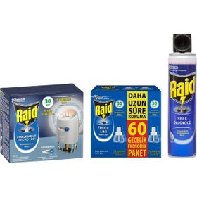 Raid Ayarlanabilir Elektrolikit 30 Gece Sinek Kovucu
