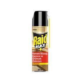 Raid Böceksavar Max 300 ml Hamam Böceği Karınca ve Örümcek Öldürücü Raid