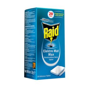 Raid Electro Makineler İçin Mat 20'li Yedek Tablet