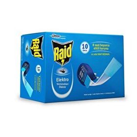 Raid Elektro Isıtıcı ve 10 Mat Tablet Sinek Kovucu