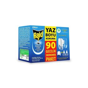 Raid Elektro Likit 90 Gece 8x4 Paket