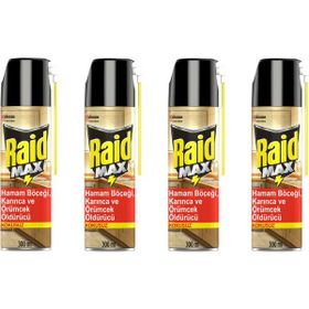 Raid Max 4x300 ML Kokusuz Sprey Böcek Savar