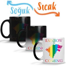 Rainbow Coming Got Sihirli Porselen Kupa