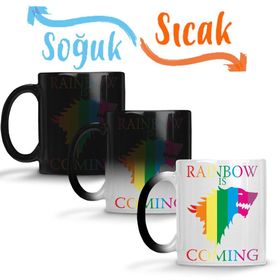 Rainbow Coming Got Sihirli Porselen Kupa