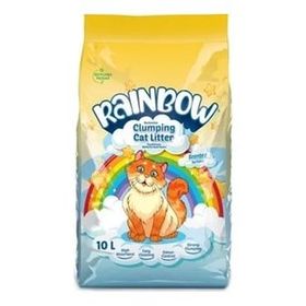 Rainbow Parfümlü Topaklanan Bentonit 10 lt Kedi Kumu