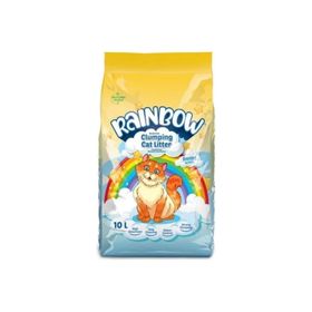 Rainbow Parfümlü Topaklanan Bentonit 10 lt Kedi Kumu