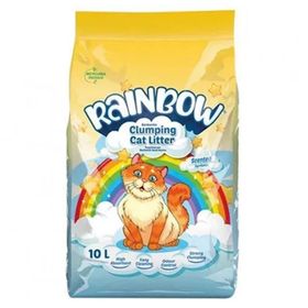 Rainbow Parfümlü Topaklaşan Bentonit 10 lt Kedi Kumu