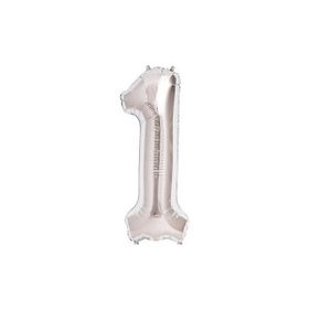 Rakamı Gümüş 40 cm 1 Folyo Balon