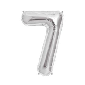 Rakamı Gümüş 40 cm 7 Folyo Balon