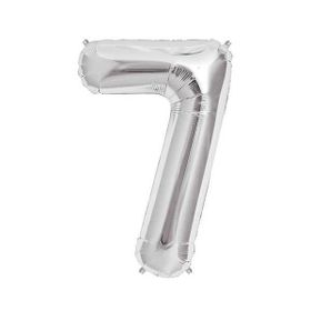 Rakamı Gümüş 40 cm 7 Folyo Balon
