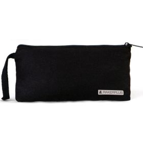 Rakerplus 21x10 cm Siyah Fermuarlı Gabardin Kumaş Kalemlik