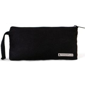 Rakerplus 21x10 cm Siyah Fermuarlı Gabardin Kumaş Kalemlik