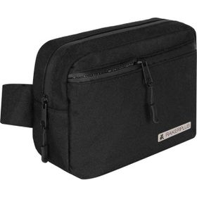 Rakerplus 21x15x5 cm Siyah Minimal Unisex Bel ve Göğüs Çantası