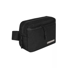 Rakerplus 21x15x5 cm Siyah Minimal Unisex Bel ve Göğüs Çantası