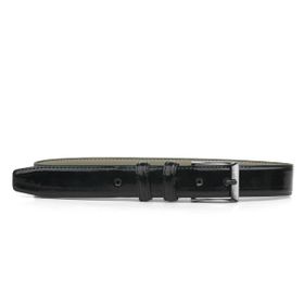 Rakerplus 3.5 cm Siyah Rugan Erkek Çocuk Kemeri