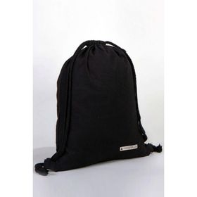Rakerplus 35x40 cm Siyah Ham Bez Büzgülü Unisex Sırt Ayakkabı Çantası