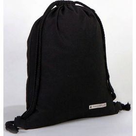 Rakerplus 35x40 cm Siyah Ham Bez Büzgülü Unisex Sırt Ayakkabı Çantası