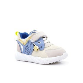 Rakerplus Barefoot Krem Dinazorlu Cırtlı Lastikli Çocuk Spor Ayakkabı