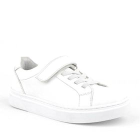 Rakerplus Beyaz Cırtlı Bağcıklı Çocuk Sneakers