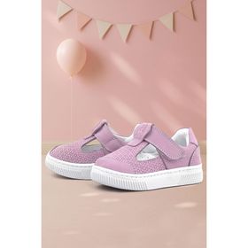 Rakerplus Bheem Hakiki Deri Pudra Cırtlı Bebek Sneaker Sandalet