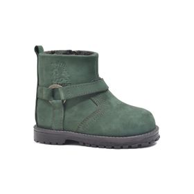 Rakerplus Chiron Hakiki Deri Yeşil Fermuarlı Unisex Bebek Bot