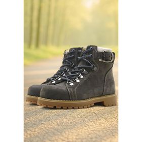 Rakerplus Griffon Hakiki Deri Fermuarlı Kışlık Unisex Çocuk Bot