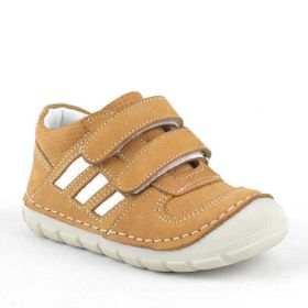 Rakerplus Grizzy Hakiki Deri Taba İlk Adım Unisex Bebek Ayakkabısı