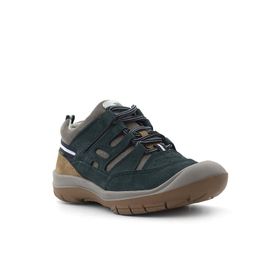 Rakerplus Hakiki Deri Koyu Yeşil Kum Bağcıklı Çocuk Outdoor Ayakkabı