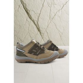 Rakerplus Hakiki Deri Vizon Kahverengi Bağcıklı Çocuk Outdoor Ayakkabı