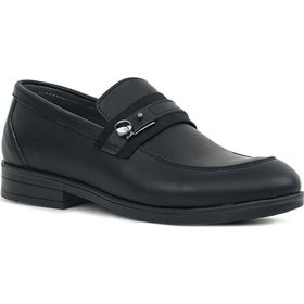 Rakerplus Loafer Hakiki Deri Siyah Klasik Erkek Genç Ayakkabısı