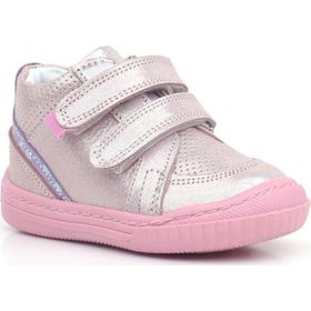 Rakerplus Raya Hakiki Deri Pembe Mor Simli Cırtlı Kız Bebek Bot