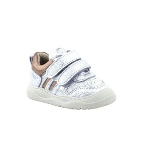 Rakerplus Schaggy Hakiki Deri Gümüş Parlak Bebek Spor Ayakkabı