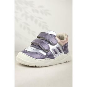 Rakerplus Schaggy Hakiki Deri Platin Gümüş Bebek Spor Ayakkabı