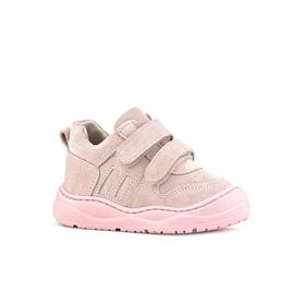 Rakerplus Schaggy Hakiki Deri Pudra Pembe Cırtlı Bebek Spor Ayakkabı