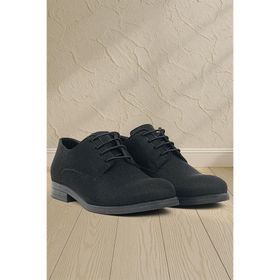 Rakerplus Siyah Simli Bağcıklı Takım Elbise Klasik Çocuk Ayakkabı
