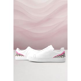 Rakerplus Tbons Beyaz Hakiki Deri Bağcıklı Özel Tasarım Kadın Sneaker Ayakkabı