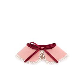 Rakerplus Vintage Tarz Kurdeleli Pembe Kız Çocuk Yakalık