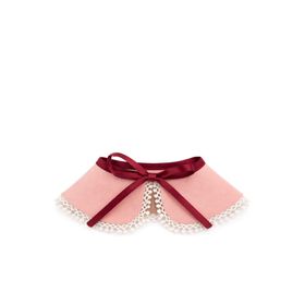 Rakerplus Vintage Tarz Kurdeleli Pembe Kız Çocuk Yakalık