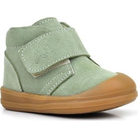 Rakerplus Yoohoo Hakiki Deri Açık Yeşil Cırtlı Unisex Bebek Bot