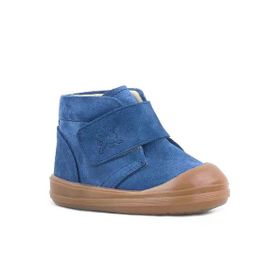 Rakerplus Yoohoo Hakiki Deri Lacivert Cırtlı Unisex Bebek Bot