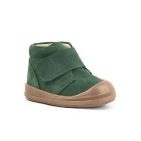 Rakerplus Yoohoo Hakiki Deri Yeşil Cırtlı Unisex Bebek Bot
