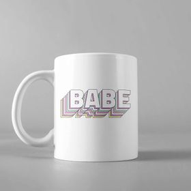 Rakkun Shop Babe Baskılı Kupa
