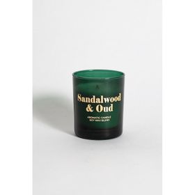 Rakle 120 gr Yeşil Sandalwood and Oud Kokulu Mum