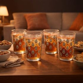 Rakle Dora Asorti 510 ml 4'lü Meşrubat Bardağı Seti