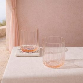 Rakle Flower El Yapımı 2'li Su 450 ml Bardağı