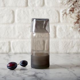 Rakle Matte 700 ml Siyah Bardaklı Sürahi