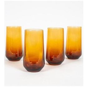 Rakle New Iconic Amber 4'lü Meşrubat Bardağı Seti