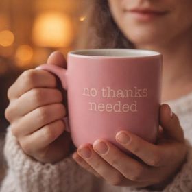Rakle No Thanks Needed Pembe 400 ml Kupa
