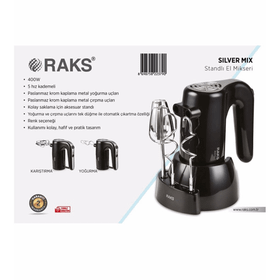 Raks 400 W Silver Standlı El Mikseri